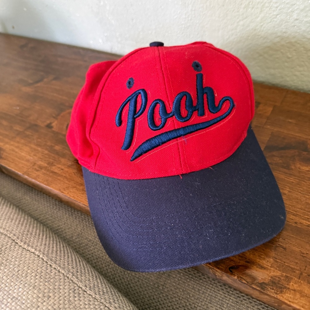 Disney Red and Blue Pooh Hat